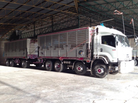 ขายรถสิบล้อ Isuzu DECA 360 คอกเกษตรดั้มเนียมชุดใหญ่ อู่ศรีสวัสดิ์ แม่ลูก ปี55 รถสวยพร้อมใช้งาน ราคาต่อรองได้