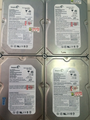 HDD IDE 200 GB Seagate ไม่เหลือง ไม่Bad ประกัน14วัน