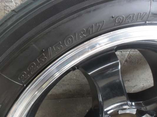 ล้อแม็ก 17นิ้ว 6รู TE37 พร้อมยาง สวยๆ 4 ล้อ ราคา 10900 บาท