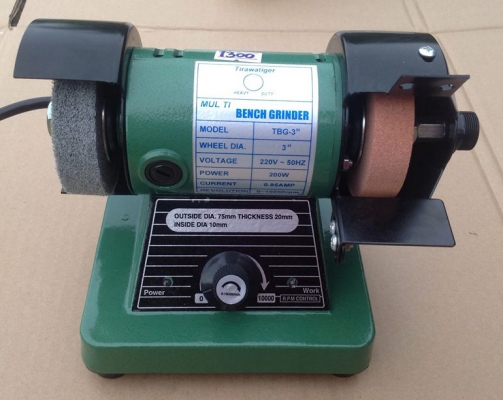 แท่นมอเตอร์หินเจียรเอนกประสงค์ขนาดเล็ก Tiger รุ่น TBG-3 แท่นมอเตอร์หินเจียรเอนกประสงค์ขนาดเล็ก Tiger รุ่น TBG-3