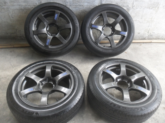 ล้อแม็ก 18นิ้ว 6รู พร้อมยาง สวยๆ 4 ล้อ ราคา 11700 บาท