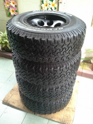 Lenso Max1 + BF All USA. 265/75/16 ปี11 สวยๆ 1ชุด