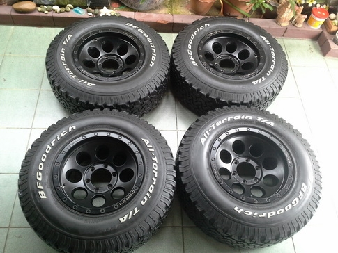 Lenso Max1 + BF All USA. 265/75/16 ปี11 สวยๆ 1ชุด