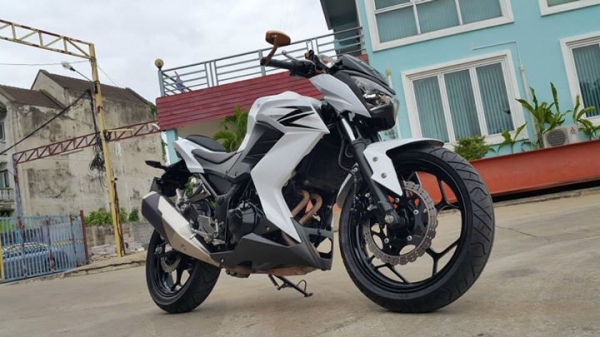 มาใหม่ สวยถูก ให้ไว Z250 ขาว วิ่งน้อย ไม่ล้มชนแปะใสกิ๊ก ต่อรองได้