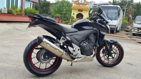 มาใหม่สวยถูก ให้ไว CB500F ดำ วิ่งน้อย ไม่ล้มชนแปะใสกิ๊ก ต่อรองได้