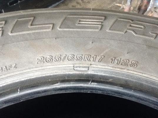 ขายยาง 265/65/R17 ขายยาง 265/65/R17