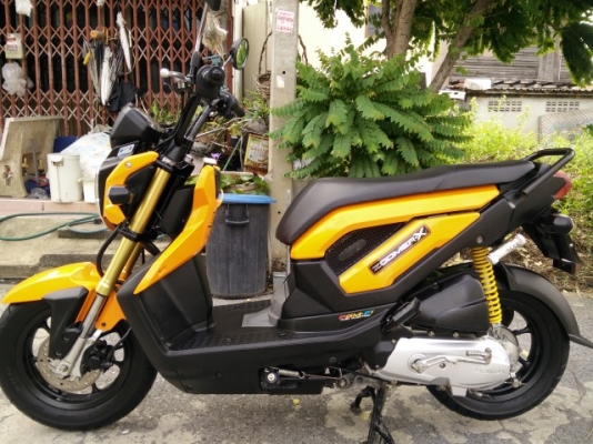 HONDA ZOOMER X สีส้มดำ สียอดนิยม รถปี2014วิ่ง4xxxโล สวยกริ้บเดิมๆทุกจุดพร้อมใช้งาน ราคาเบาๆ