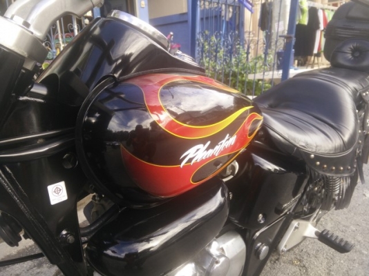 HONDA PHANTOM200CC ตัวสุดท้ายลายไฟใหญ่ รถบ้านมือเดียว สภาพสวยๆเดิมๆทุกจุดพร้อมใช้งาน เอกสารครบ