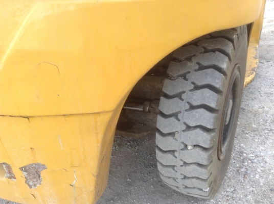 ขายรถยก 8 ตัน KOMATSU FD 80 เสายกสูง แผงงาตักตู้ได้