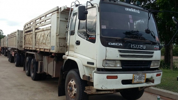 ขายด่วนครับ ISUZU DECA 270 ปี 47 พ่วง แม่ สามมิตร ลูก 3 เพลา มิเนียม รถสวยพร้อมใชงานครับ