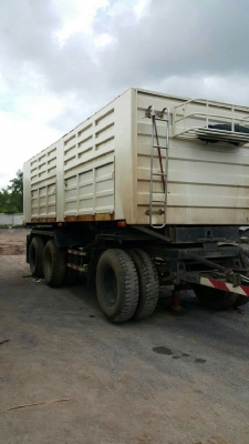 ขายด่วนลูกพ่วง3เพลาดั้มสภาพพร้อมใช้งานสุดๆเล่มชุดโอนพร้อมโทร0843923995