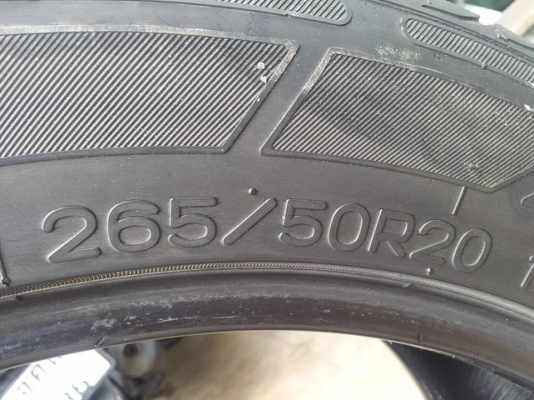 ขายยาง Nangkang 265 50 20 ปี 11 เหลือเส้นเดียว ขายยาง Nangkang 265 50 20 ปี 11 เหลือเส้นเดียว