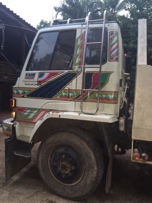 ขายรถ10ล้อท้ายลาด ISUZU FVZ12MY วางเครื่องHINO 195แรงม้า สนใจโทร 081-970-1072