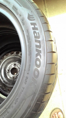 195/55R15 HANKOOK V12EVO มี 2 เส้น tel.081-427-3941 195/55R15 HANKOOK V12EVO มี 2 เส้น tel.081-427-3941
