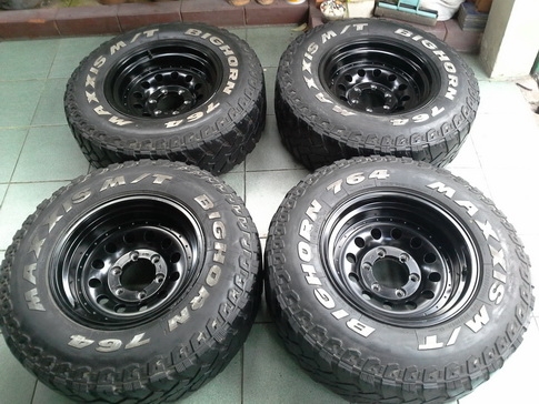 ล้อหยดนํ้า ET-28 + Maxxis MT 245/75/16 ปี13 สวยๆ 1ชุด