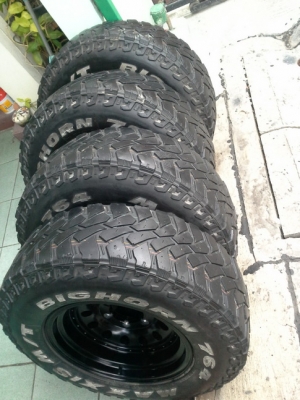 ล้อหยดนํ้า ET-28 + Maxxis MT 245/75/16 ปี13 สวยๆ 1ชุด ล้อหยดนํ้า ET-28 + Maxxis MT 245/75/16 ปี13 สวยๆ 1ชุด