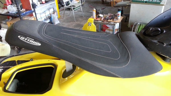 ขายเบาะแต่ง JETTRIM ใส่SEADOO XP หมูอ้วน สภาพสวย