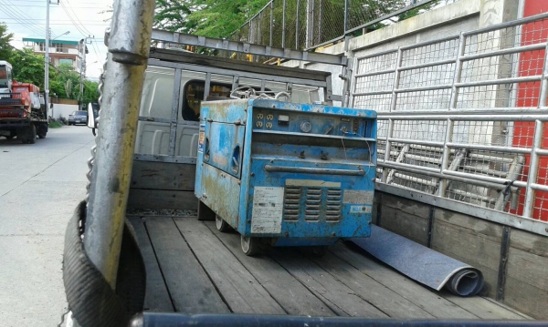 แจ้งลูกค้า บางปูครับ จัดส่งขึ้นรถไปกับคันนี้ สำหรับเครื่องเชื่อมพร้อมปั่นไฟ