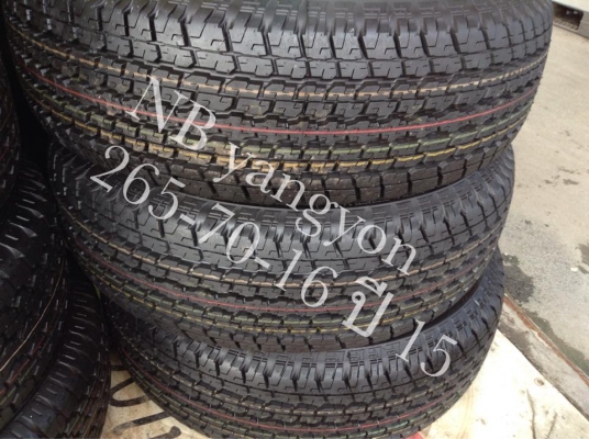 ยาง 265-70-16 ถอดป้ายแดง Bridgestone Dueler ปี 15
