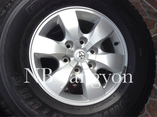 ล้อแม็ก vigo champ prerunner ขอบ 16 พร้อมยาง 265-70-16 ปี14