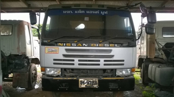 ขายเทนเลอร์ 10 ล้อ 2 เพลา NISSAN UD เครื่อง V8 สูบ 320 แรงม้า คัสซีสวยตลอดเส้น หางเทนเลอร์ต่อใหม่ ทะเบียนพร้อมโอนครับ