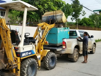 ปั๊มลมตัวนี้ เตรียมออกไป กาญจนบุรี นะครับ ของคุณเสี่ยเมืองกาญมากครับ