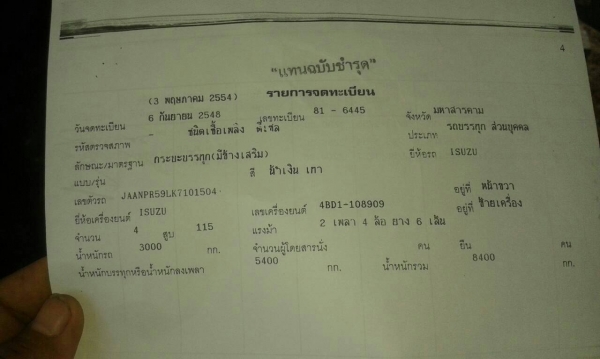 ขาย115 รถห้างเเท้ เกียร์สั้น Fหลัง ยาว4.3เมตร