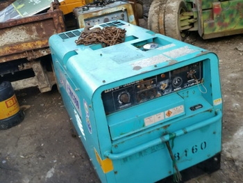 ขายตามสภาพ ตู้เชื่อมพร้อม เครื่องปั่นไฟ DENYO 300SS ดีเซล  8.0 KVA ระบบไฟใช้ได้ดี