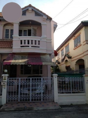 ขายทาวน์เฮ้าส์ หมู่บ้านนันทนาการ์เด้น บางปลา หลังมุม เนื้อที่ 29 ตร.ว.