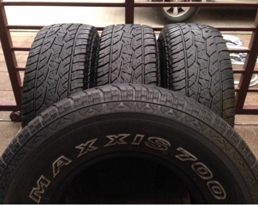 ยาง All Maxxis 265 75 16 ปลายปี11 ดอกเยอะ พร้อมใช้งาน ยาง All Maxxis 265 75 16 ปลายปี11 ดอกเยอะ พร้อมใช้งาน