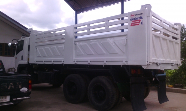 ISUZU FVZ34P 300 10 ล้อ 2 เพลาดัมพ์ กระบะสามมิตร ปี 54