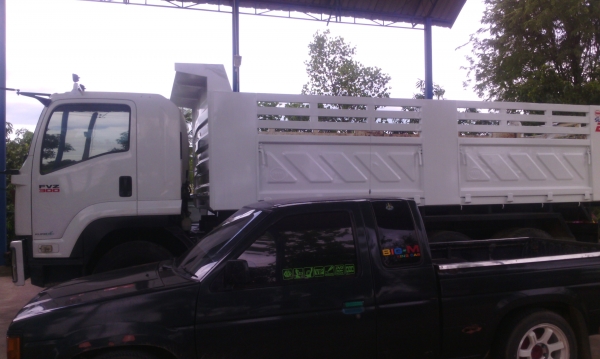 ISUZU FVZ34P 300 10 ล้อ 2 เพลาดัมพ์ กระบะสามมิตร ปี 54