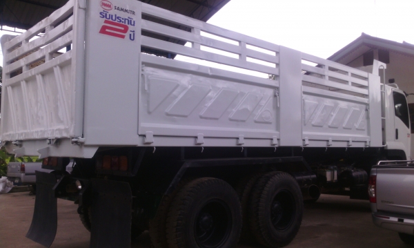 ISUZU FVZ34P 300 10 ล้อ 2 เพลาดัมพ์ กระบะสามมิตร ปี 54