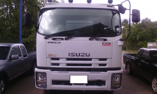 ISUZU FVZ34P 300 10 ล้อ 2 เพลาดัมพ์ กระบะสามมิตร ปี 54