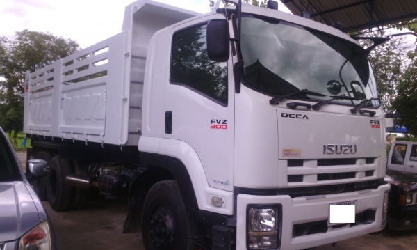 ISUZU FVZ34P 300 10 ล้อ 2 เพลาดัมพ์ กระบะสามมิตร ปี 54