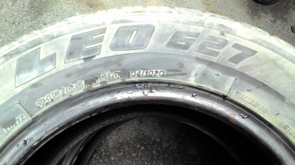 215/65R15 BRIDGESTONE LEO 627 ชุด 4 เส้น tel.081-427-3941