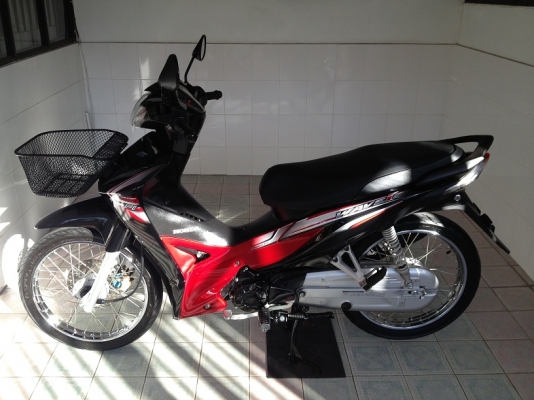 Wave110i โฉมล่าสุด ลายใหม่ ปี58 สต๊าดเท้า วิ่ง4000 รถ4เดือน (ของแถม 4 รายการ)
