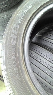 215/55R17 YOKOHAMA ADVAN dB decibel ปี2013 มี 3 เส้น tel.081-427-3941