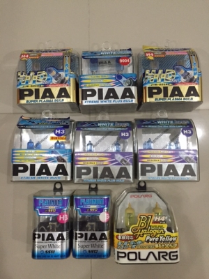 ขาย-หลอดไฟ PIAA ของใหม่แกะกล่อง หลายรายการ