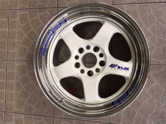 ขาย-เศษล้อ Work Meister S1 แท้ 18x9.5 offset 27 สีขาว 1 วง