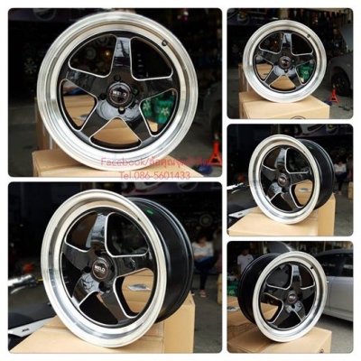 ล้อใหม่17 Weld สีดำขอบเงา กว้าง7.5" ออฟ33 4รู100 งานเนียนๆชุดละ12,900฿