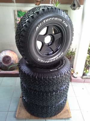 Max ลายแบรดเลย์ + BF All USA. 265/75/16 ปี11 สวยๆ 1ชุด