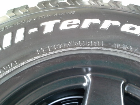 Max ลายแบรดเลย์ + BF All USA. 265/75/16 ปี11 สวยๆ 1ชุด