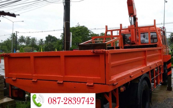 ขายรถ 6 ล้อ ขนาดยาง 9.00-20 ติดเครน TADANO 4 ตัน ขายรถ 6 ล้อ ขนาดยาง 9.00-20 ติดเครน TADANO 4 ตัน