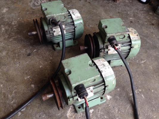 ขายมอเตอร์ Vem made in Germany 0.5HP. 380V สภาพดี เดิมๆ วิ่งนิ่ม พร้อมใช้งาน