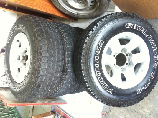 ล้อแม๊กสปอร์ไรเดอร์  6 รู พร้อมยาง yokohama