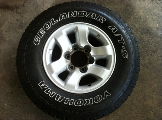 ล้อแม๊กสปอร์ไรเดอร์  6 รู พร้อมยาง yokohama