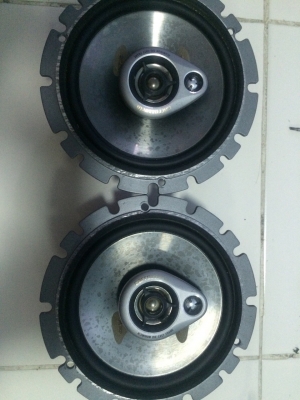 Pioneer TS-169A 6.5นิ้ว 3ทาง โครงหล่อ กรวยโพลี่ 120W มือ2 ญี่ปุ่น