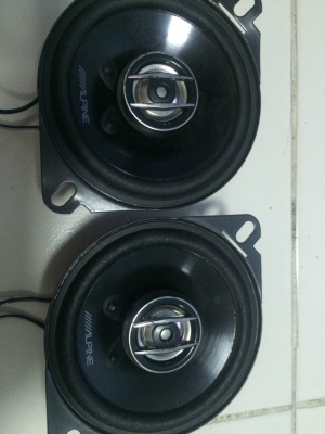 Alpine STE-102C 4นิ้ว 2ทาง 100W สภาพสวย มือ2 ญี่ปุ่น