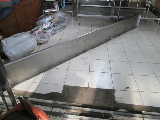 ชั้นวางแสตนเลสติดผนัง  หนา แข็งแรง ยาวมาก  ใหญ่    กว้าง